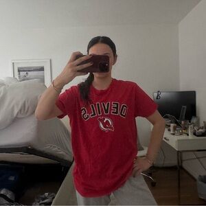 NHL Red Crew Neck Shirt